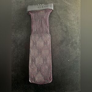 Brand new Gucci Black burgendy glitter socks size m fits 7-11